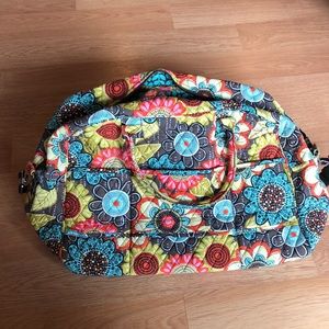 Vera Bradley Weekender Travel bag in Flower Shower
